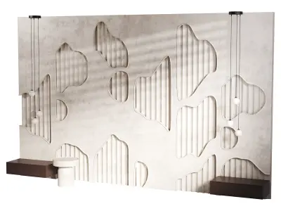 Decorative Wall panel  65 3D model