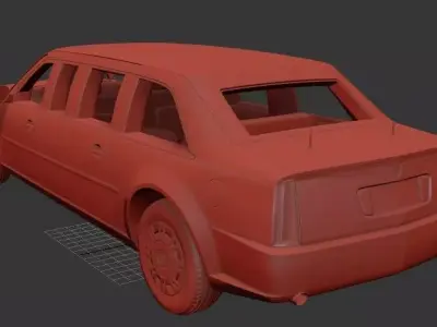 Cadillac US Presidential State Car 2017 3D print model