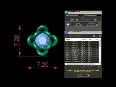 Jewelry Earring 3D print model