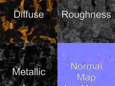 Space Scout Beetle with Microscopic Legs and Telescopic Eyes Low-poly 3D model