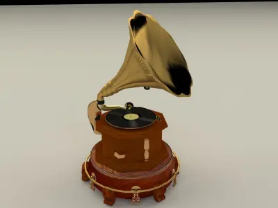 Gramophoto gramophone 3D model