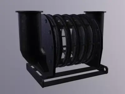  Fluid Converter Low-poly 3D model