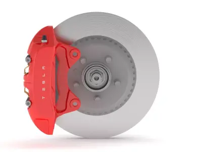 Tesla Car Brake 3D model