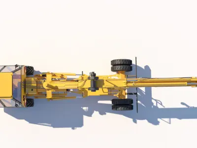 HYDRAULIC MOBILE CRANE -3D Model 3D model 3D model