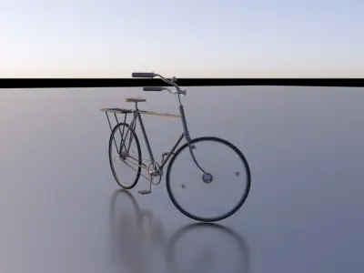 Vintage Raleigh bike 3D model