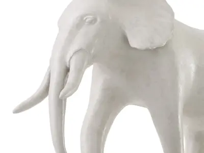 Elephant figurine 3D model