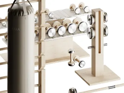 PENT luxury fitness equipment 3D model