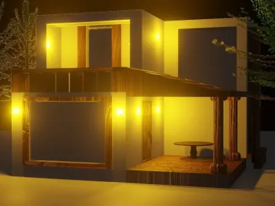 house modle 1 Free low-poly 3D model