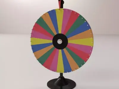 Spinning Wheel 2 3D model