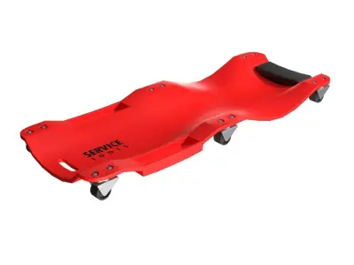 Service Creeper Set Low-poly 3D model