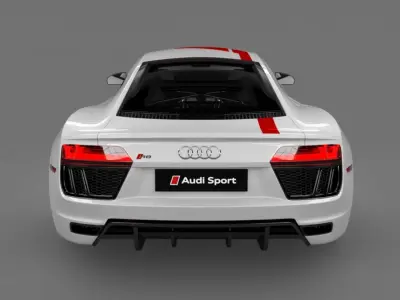 Audi R8 Coupe 2018 Model 3D model