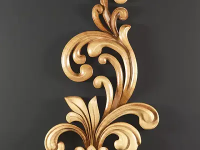 Baroque Ornament 3D model