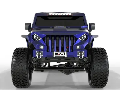 Jeep Gladiator 2020 6X6 Edition  3D model