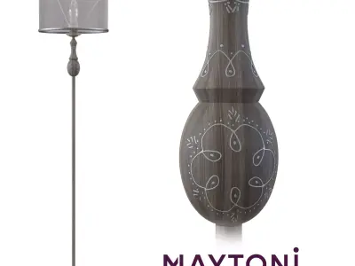 Floor lamp Cable H357-FL-01-BG Maytoni Classic Free 3D model