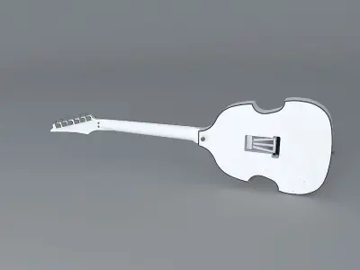 Paul Gilberts Ibanez violin guitar Free 3D model