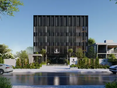 Modern Luxury Office Building 3D model