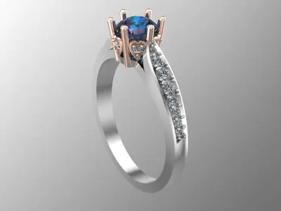 Basic gold ring NN170 3D print model