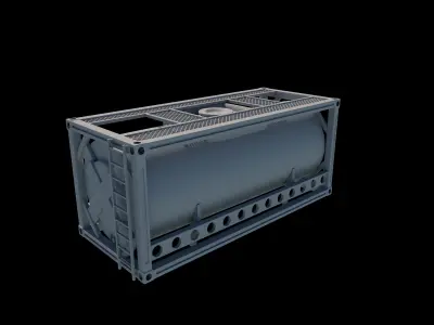 Liquid Tank 3D model