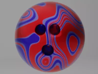 Bowling Ball Candy 3D model