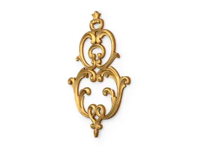 Classic decor ornament 325 3D model