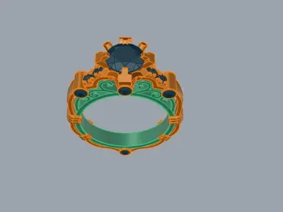 Caravaggio Ring  3D print model