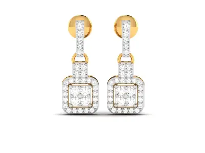 Women earrings 3D print model