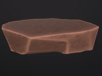 Stylized Modular Rocks Free low-poly 3D model