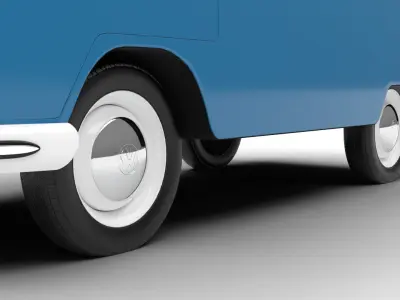 Volkswagen T1 Combi 1950 3d model 3D model