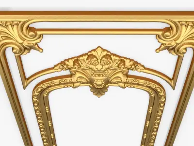 Classic decor ornament 110 3D model