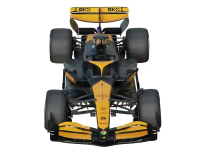 F1 McLaren MCL38 2024 3D model