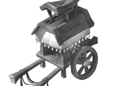 Game City - Intermediate Carriage 3D model