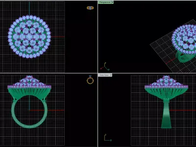 jewelry ring 334 Free 3D print model