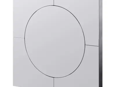 Wall Mirror Deja by Kare Design 3D model