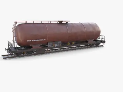 CFR Tanker Rail Car v1 3D model