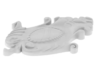 Cartouche Ornament 044 3D model