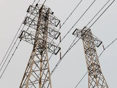 Low Poly Transmission Towers Low-poly 3D model