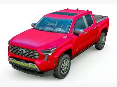 Toyota Tacoma Limited 2024 Low-poly 3D model