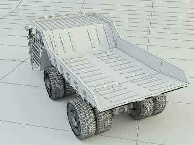 Belaz 75710 Dump Truck model 3D model