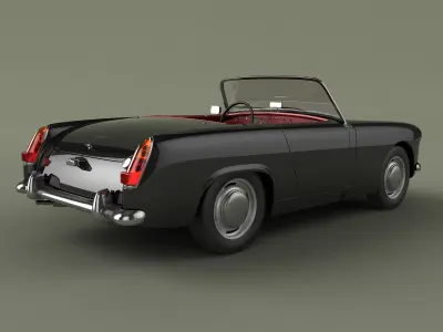 Austin Healey Sprite MkII 3D model