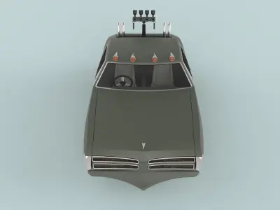 Dart car from Mad Max II 3D model