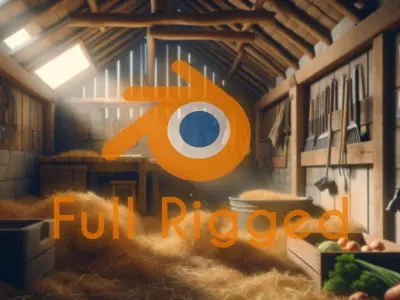 Playful Piglet 3D Pig Model Low-poly 3D model