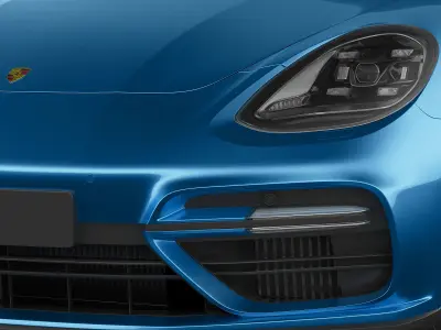 Porsche Panamera Turbo 2017 3D model
