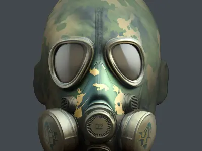 Helmet 3d model military combat Military Low-poly Low-poly 3D model 63
