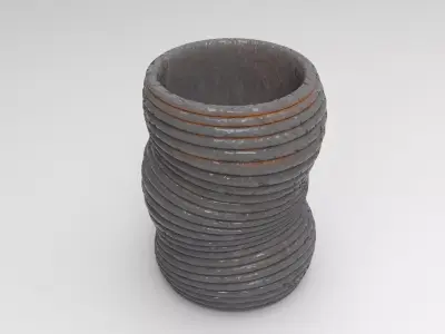 Joyse Vase Low-poly 3D model
