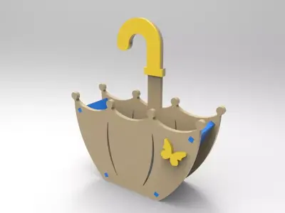 Flower Box For Laser Cut  3D print model