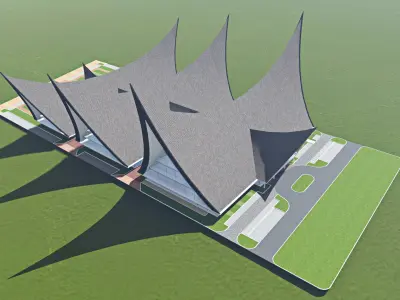 The Minangkabau House 3D print model