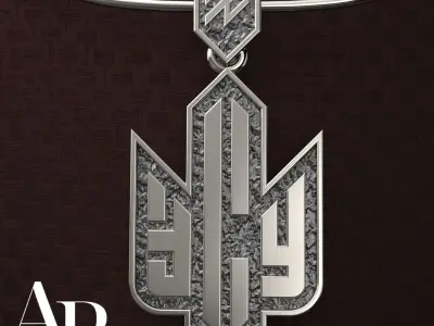 Ukrainian Trident 3D print model