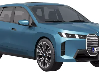 Electric SUV IX 2025 3D model
