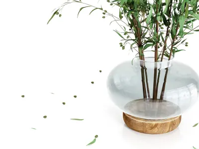  Bouquet05 Eucalyptus 3D model