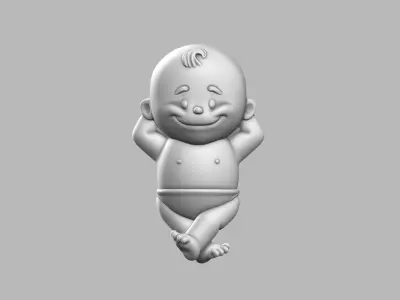 Baby decoration for 3d printing Free 3D print model